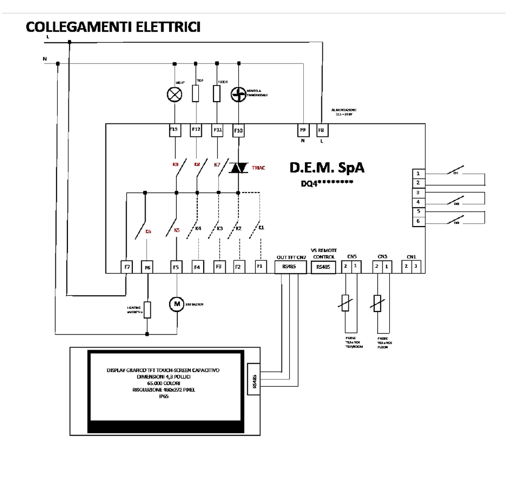 Cottura - DQ435J5 Disegno